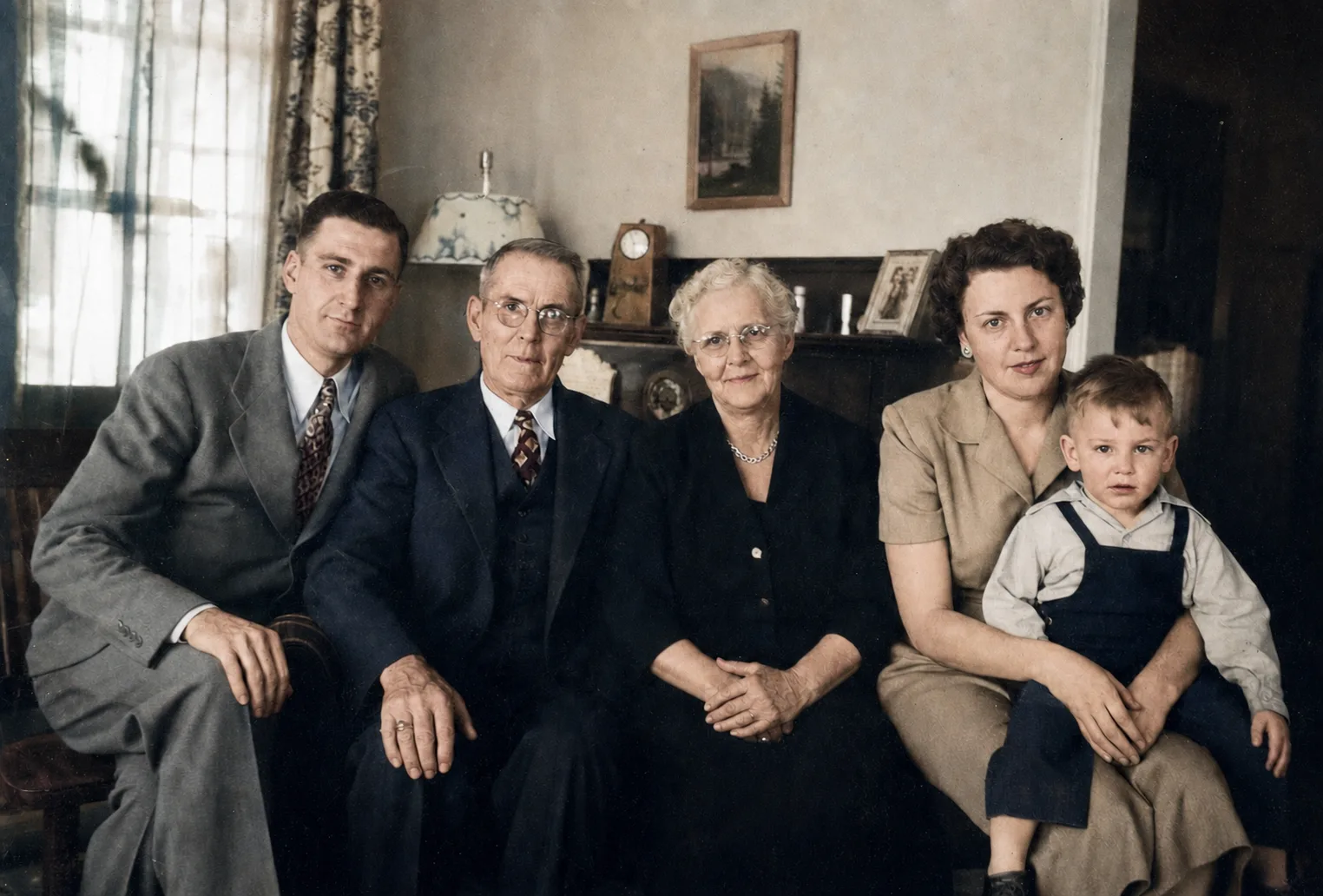 Colorisation IA d'une ancienne photo noir et blanc — Colorisé