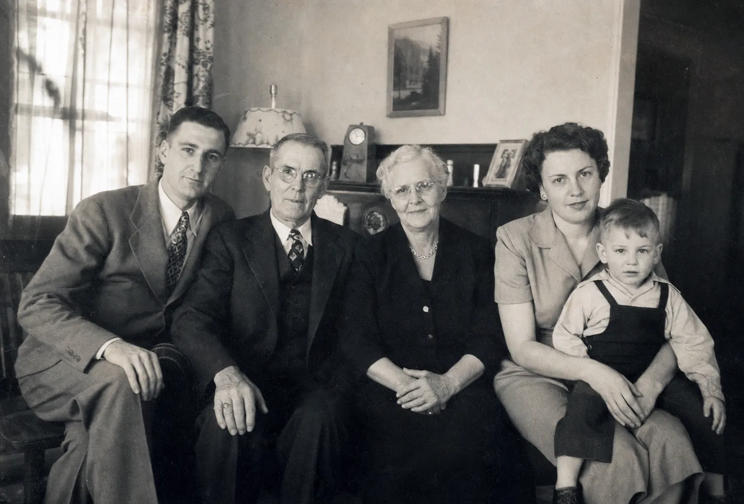 Colorisation IA d'une ancienne photo noir et blanc — Avant